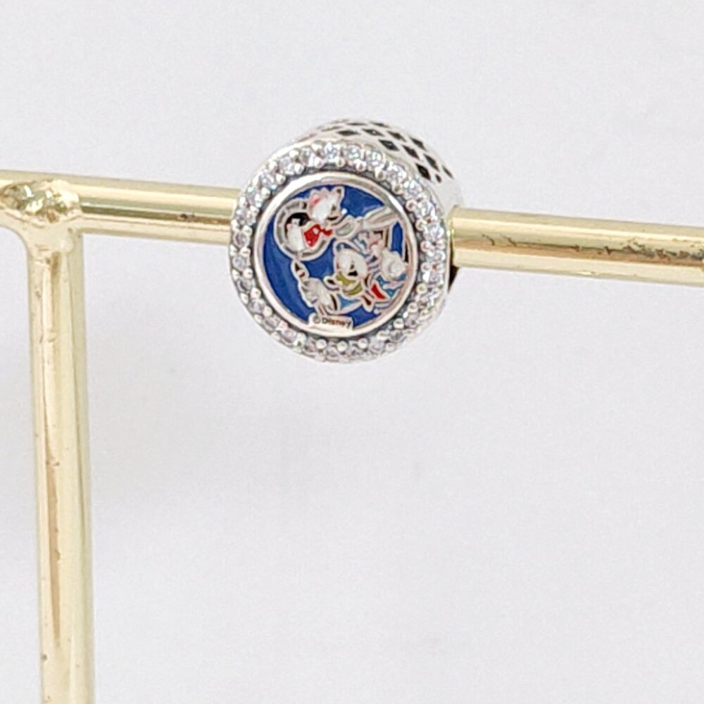 Pandora Cruise Line Wonder Donald Duck and Huey Bead Charm Bracelet Pendant S925